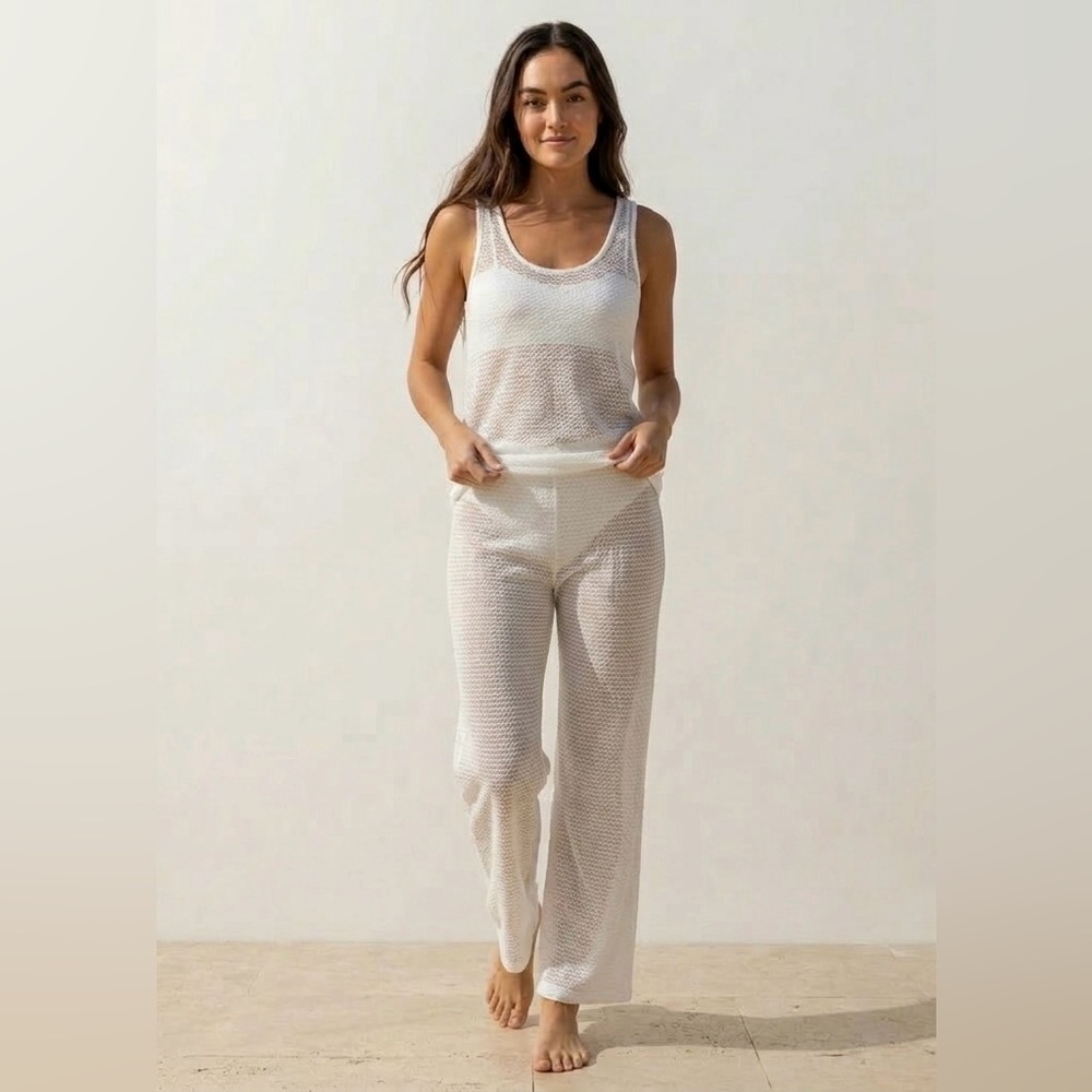 Hurley Knit Mesh Tank & Lounge Pant Set